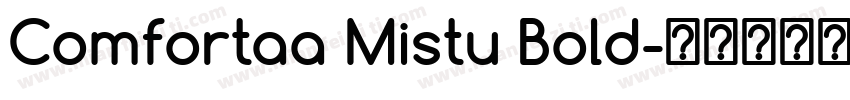 Comfortaa Mistu Bold字体转换